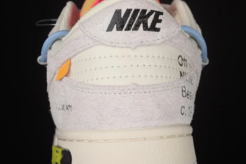 All Categories Nk SB Dunk Series Nk SB Dunk Low low-top sneakers OF x Nk Dunk Low "12 of 50" OW suede SB smashed backboard fashion casual sneakers DJ0950-113